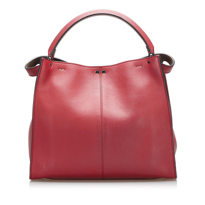 Fendi Peekaboo Leather Red Handbag Style 5