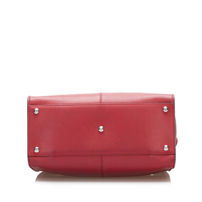 Fendi Peekaboo Leather Red Handbag Style 5
