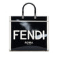 Fendi Sunshine Leather Red Tote Bag Red
