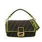 Fendi Baguette Canvas Red Shoulder Bag Style 5