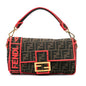 Fendi Baguette Zucchino Red Shoulder Bag Style 3