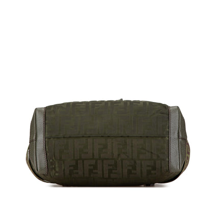 Fendi Vitello Grace Zucca Embossed Leather Backpack