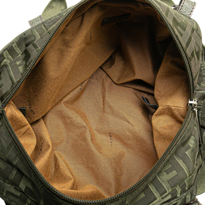 Fendi Vitello Grace Zucca Embossed Leather Backpack