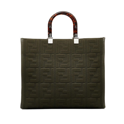 Fendi Medium Zucca Sunshine Shopper Tote