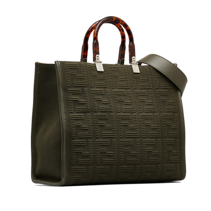 Fendi Medium Zucca Sunshine Shopper Tote