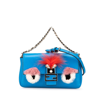 Fendi Baguette Leather Red Shoulder Bag Style 46