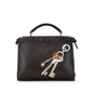 Fendi Mini Calfskin Romano Selleria Peekaboo Iconic Fit Satchel