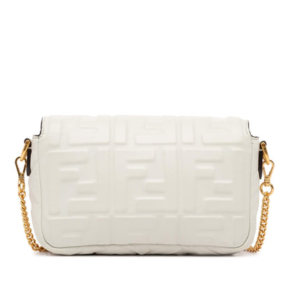 Fendi Mini Embossed Zucca Baguette Satchel (SHG-snGNtj)