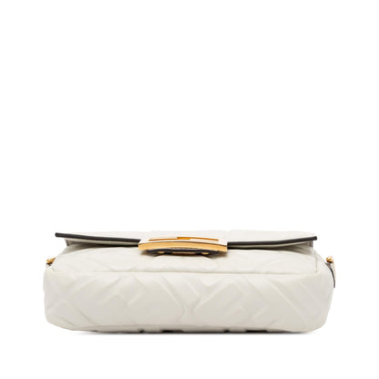 Fendi Mini Embossed Zucca Baguette Satchel (SHG-snGNtj)