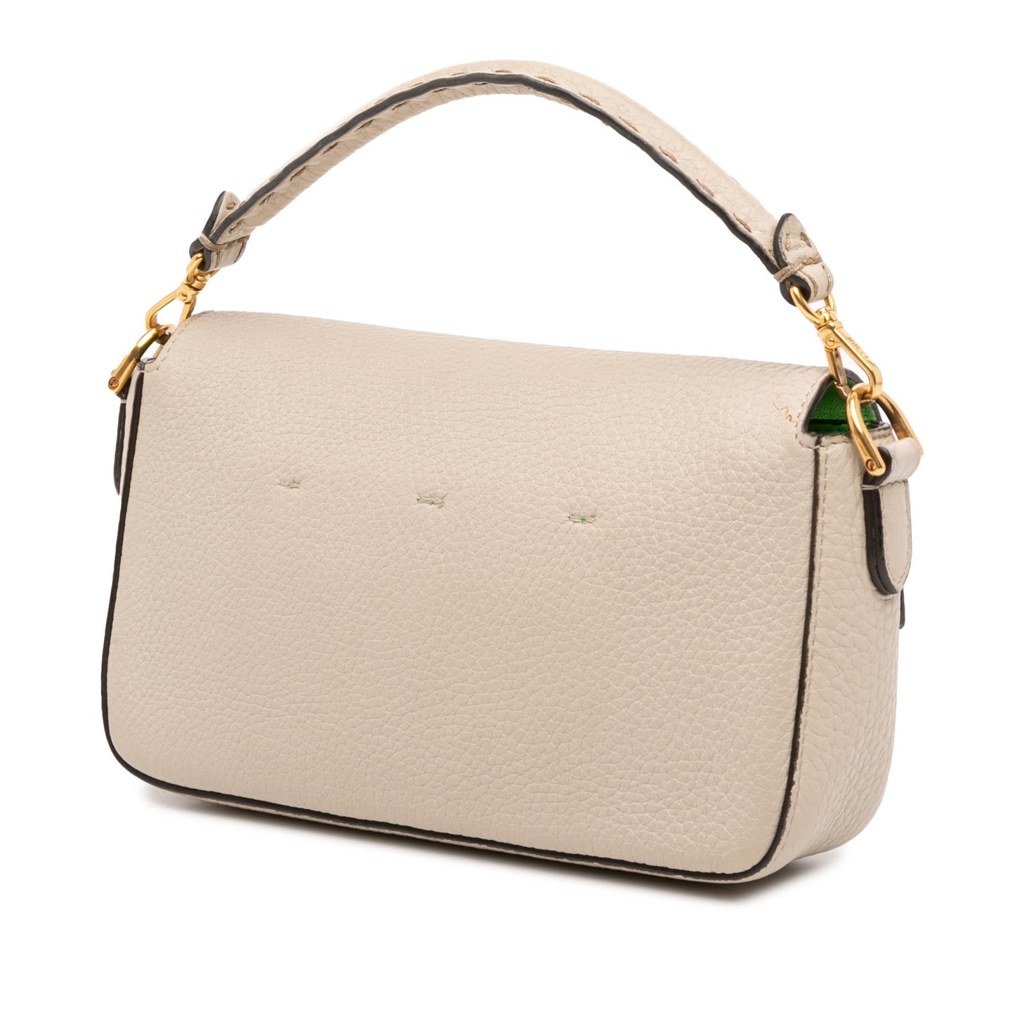Fendi Baguette Leather Red Shoulder Bag Style 89