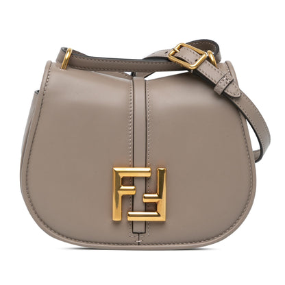 Fendi Mini Leather C Mon Crossbody Leather