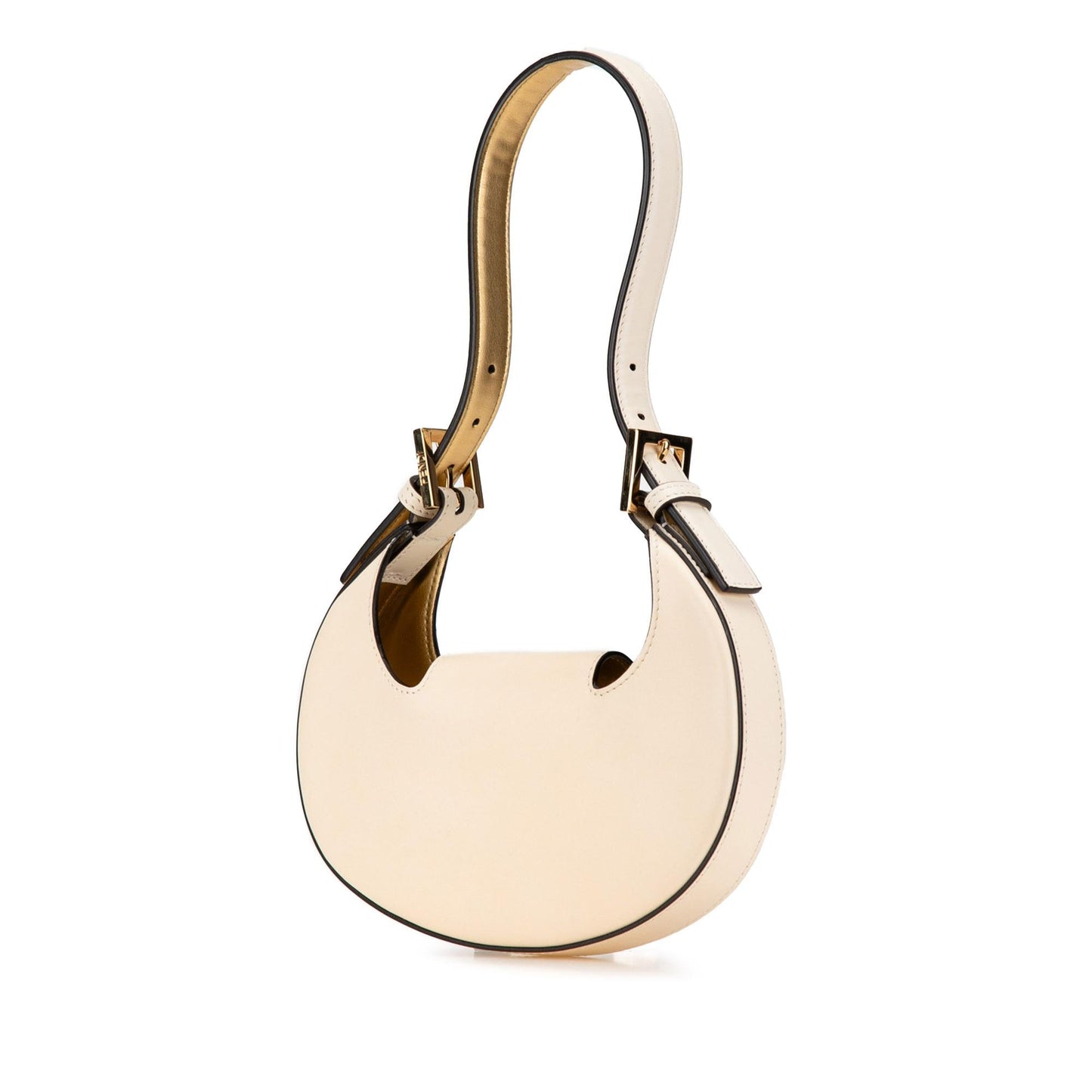 Fendi Mini Leather Cookie Hobo Shg-Qpv5Q0