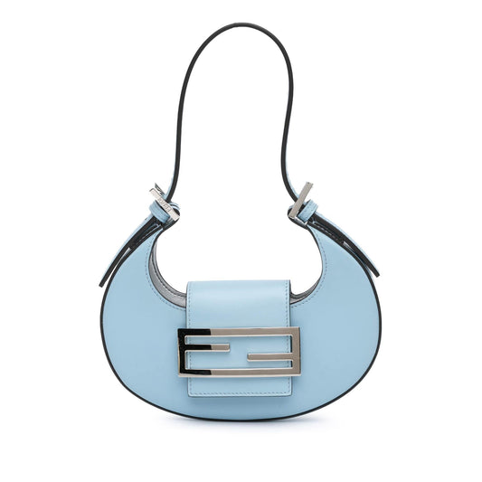 Fendi Mini Leather Red Shoulder Bag Leather
