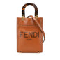 Fendi Sunshine Leather Red Tote Bag Style 6