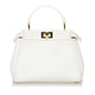 Fendi Mini Selleria Peekaboo Leather Satchel (SHG-34091)
