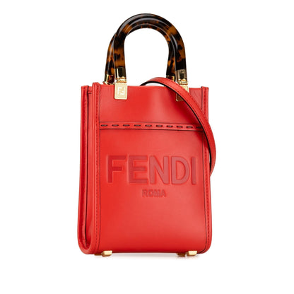 Fendi Mini Sunshine Shopper Tote
