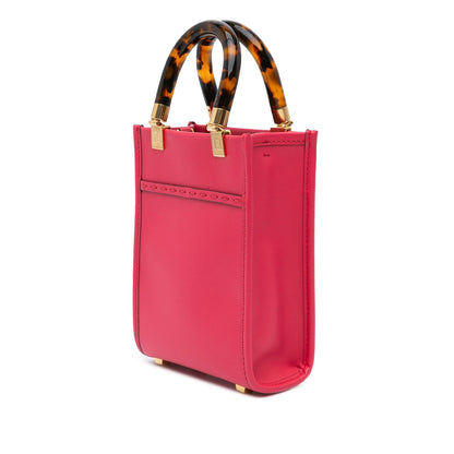 Fendi Sunshine Zucchino Red Tote Bag
