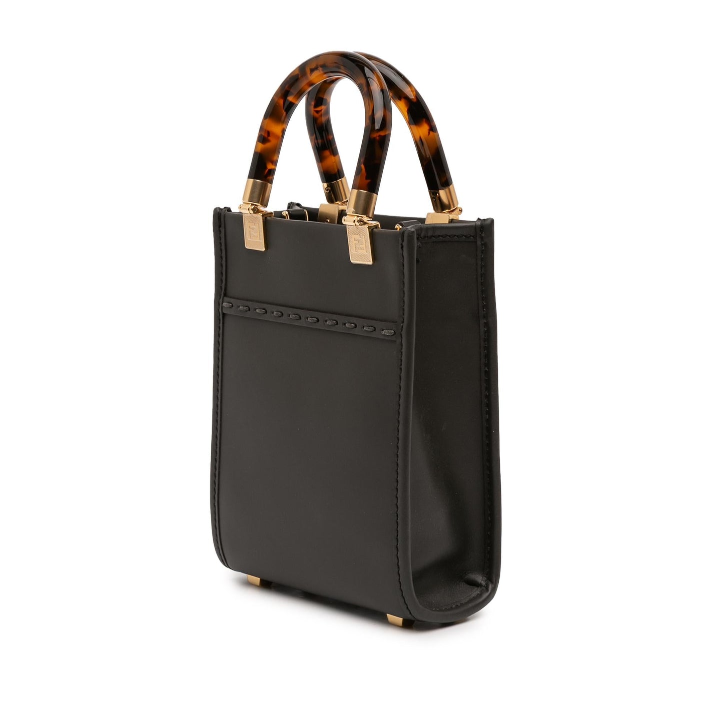Fendi Sunshine Leather Red Tote Bag Style 5