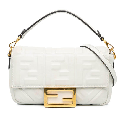Fendi Baguette Leather Red Shoulder Bag Style 17