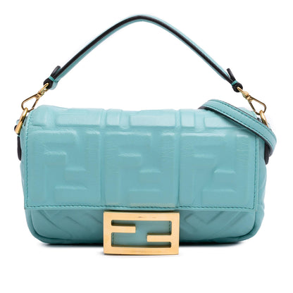 Fendi Baguette Leather Red Shoulder Bag Style 22