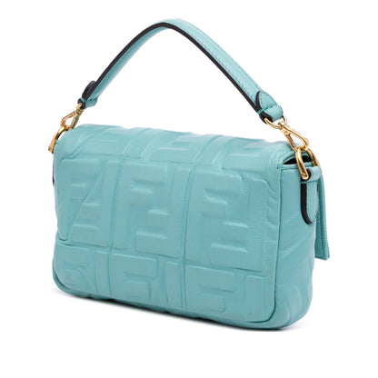 Fendi Baguette Leather Red Shoulder Bag Style 22