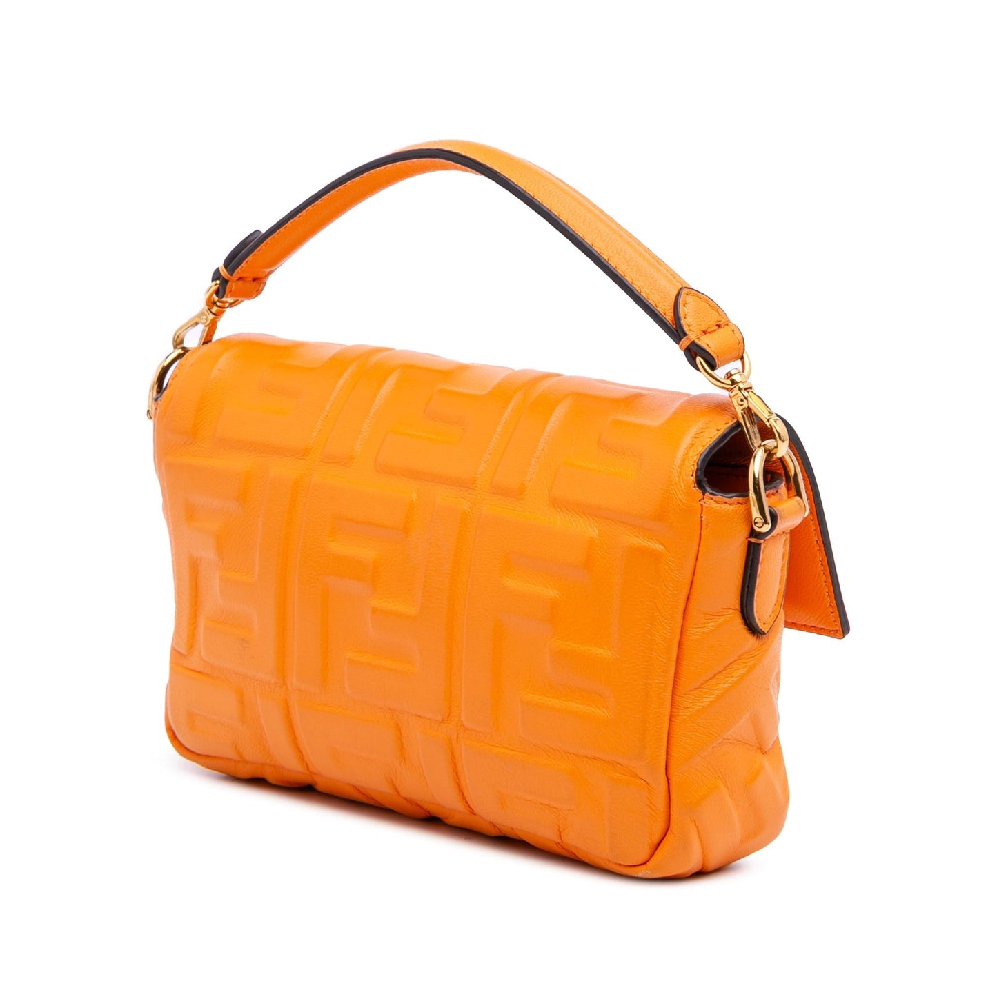 Fendi Baguette Leather Red Shoulder Bag Style 53