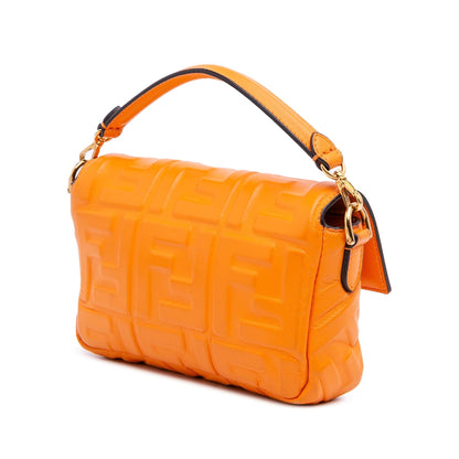 Fendi Baguette Leather Red Shoulder Bag Style 53