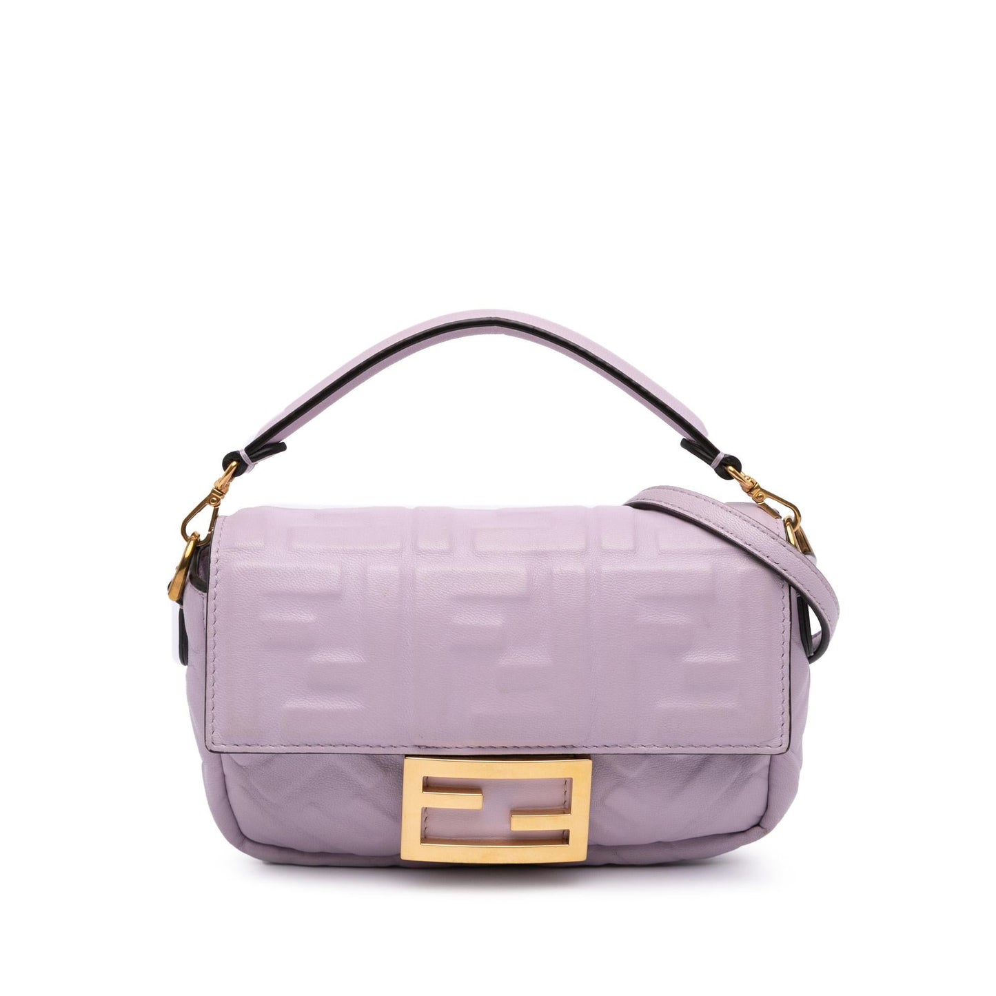 Fendi Baguette Leather Red Shoulder Bag Style 57