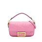 Fendi Baguette Leather Red Shoulder Bag Style 55