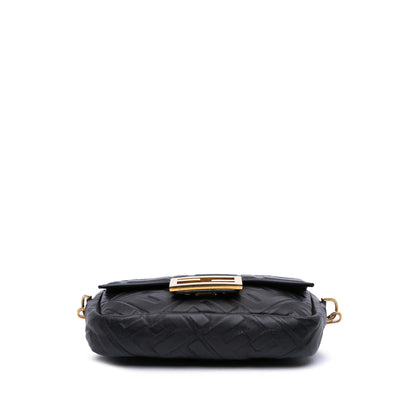 Fendi Baguette Leather Red Shoulder Bag Style 48