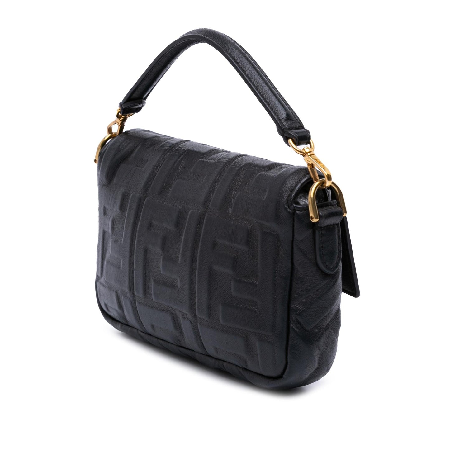 Fendi Baguette Leather Red Shoulder Bag Style 48