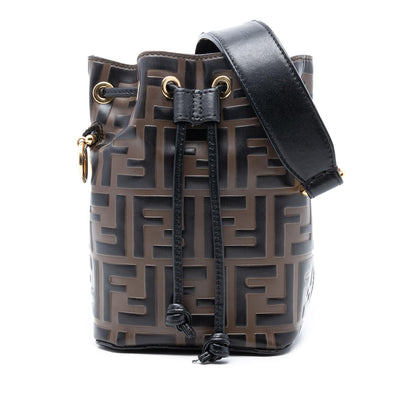 Fendi Mon Tresor Leather Red Handbag Leather