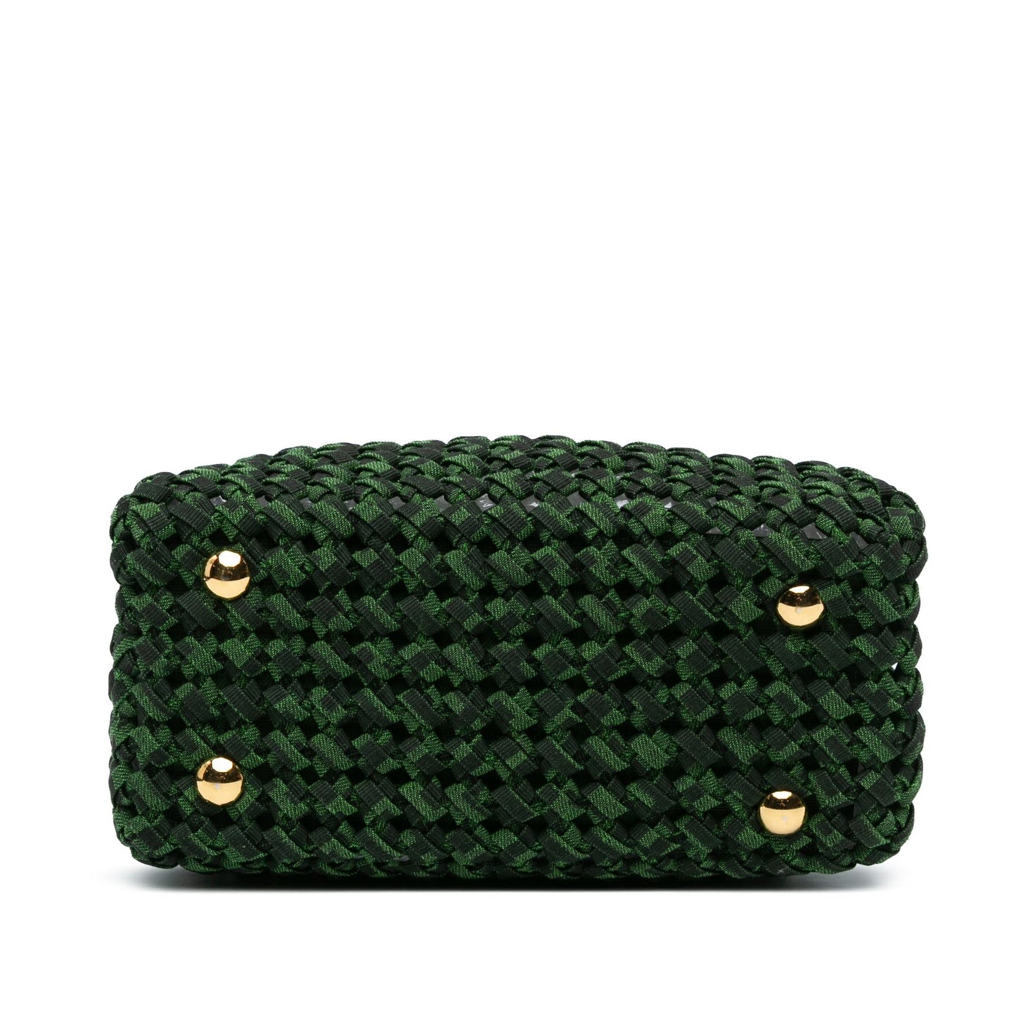 Fendi Mini Zucca Interlaced Canvas Iconic Peekaboo Satchel (SHG-bvHwrT)