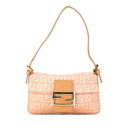 Fendi Baguette Zucchino Red Shoulder Bag Style 9