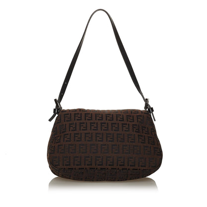 Fendi Mini Zucchino Canvas Mamma Baguette (SHG-28605)