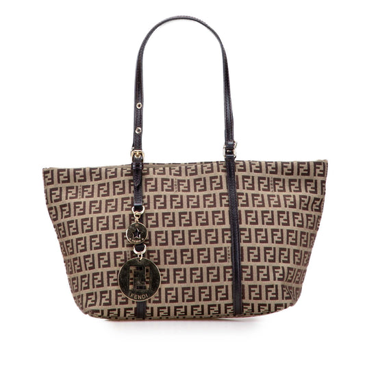 Fendi Mini Zucchino Canvas Superstar Tote