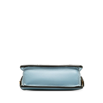 Fendi Nano Rainbow Inlay Peekaboo Satchel