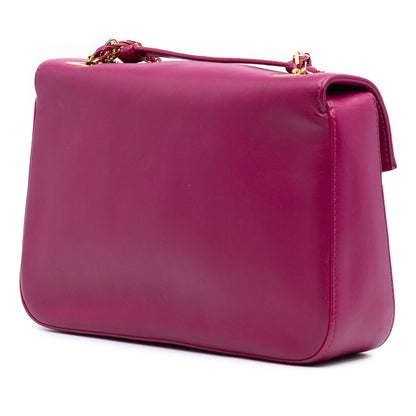 Fendi Baguette Leather Red Crossbody Style 2