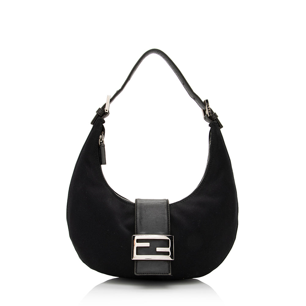 Fendi Neoprene Half Moon Shoulder Bag (SHF-21980)