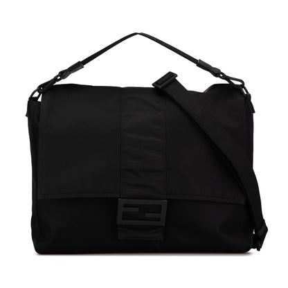 Fendi Nylon Baguette Messenger Bag