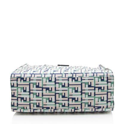 Fendi Knit Cashmere Baguette Shoulder Bag