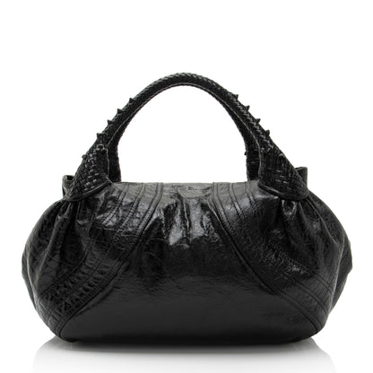 Fendi Patent Leather Spy Satchel (SHF-PigQG6)
