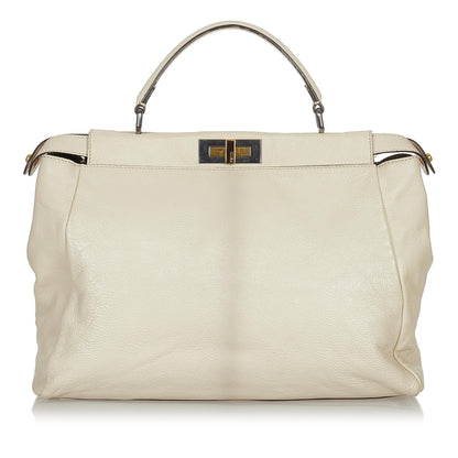 Fendi Peekaboo Leather Satchel (SHG-26729)