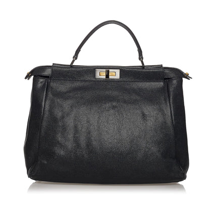 Fendi Peekaboo Leather Satchel (SHG-31245)
