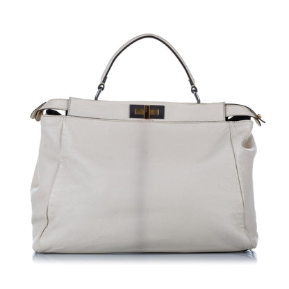 Fendi Peekaboo Leather Satchel (SHG-32335)