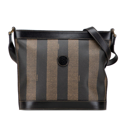 Fendi Pequin Coated Canvas Crossbody