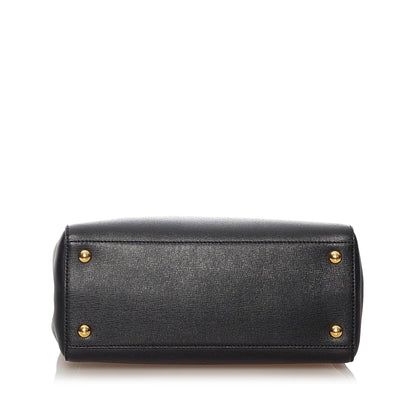 Fendi Petit 2Jours Leather Satchel (SHG-27993)