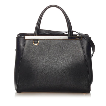 Fendi Petit 2Jours Leather Satchel (SHG-27993)