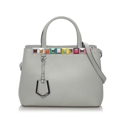 Fendi Petit 2Jours Leather Satchel (SHG-29381)