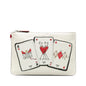 Fendi Roma Playing Cards Zip Clutch (SHG-34tr8x)